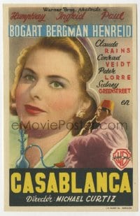 5d479 CASABLANCA Spanish herald 1946 different image of Ingrid Bergman, Michael Curtiz classic!