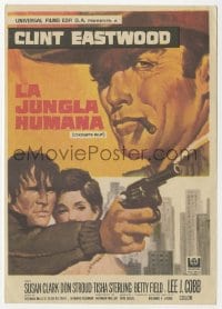 5d505 COOGAN'S BLUFF Spanish herald 1970 different MCP art of Clint Eastwood, Don Siegel!