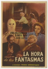 5d520 DAS GESPENSTERHAUS Spanish herald 1948 The Ghost House, great art of top stars & apparition!