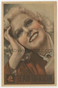 5d658 JEAN HARLOW Spanish herald 1930s wonderful portait of the beautiful blonde movie legend!