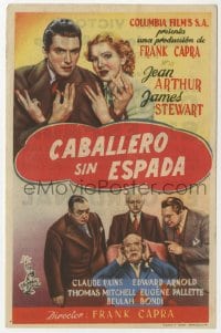 5d738 MR. SMITH GOES TO WASHINGTON Spanish herald 1949 Capra, Stewart, Arthur, different!