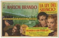 5d773 ON THE WATERFRONT horizontal Spanish herald 1955 Elia Kazan, Marlon Brando, Eva Marie Saint