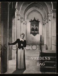 5d262 DAY OF WRATH Danish program 1943 Carl Theodor Dreyer's Vredens dag, different images!