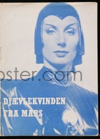 5d265 DEVIL GIRL FROM MARS Danish program 1956 Earth menaced by a sexy female alien, different!