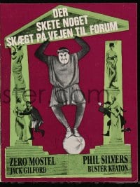 5d276 FUNNY THING HAPPENED ON THE WAY TO THE FORUM Danish program 1967 wacky Zero Mostel!
