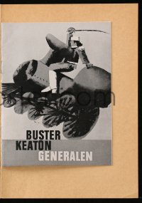 5d278 GENERAL Danish program R1962 great images of Buster Keaton, comedy classic, rare!