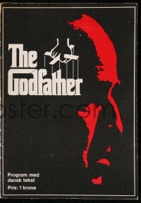 5d283 GODFATHER Danish program 1972 Francis Ford Coppola crime classic, great different images!