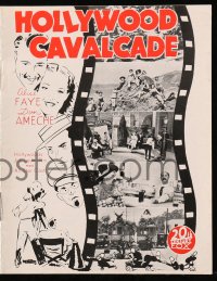 5d290 HOLLYWOOD CAVALCADE Danish program 1940 Alice Faye, Don Ameche & many top stars, different!