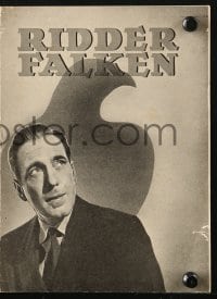 5d312 MALTESE FALCON Danish program 1946 Humphrey Bogart, Peter Lorre, John Huston, different!