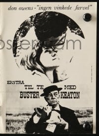 5d326 NOBODY WAVED GOODBYE/RAILRODDER Danish program 1966 Buster Keaton + Canadian coming-of-age!
