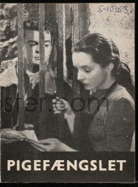 5d353 SINNERS Danish program 1952 Au royaume des cieux, Julien Duvivier, Serge Reggiani, Jean Davy