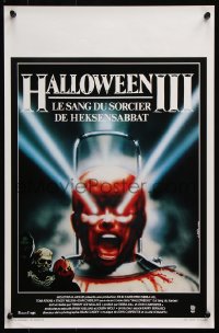 5f281 HALLOWEEN III Belgian 1982 Season of the Witch, horror sequel, the night no one comes home!