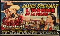 5f297 MAN FROM LARAMIE Belgian 1955 artwork of James Stewart, directed by Anthony Mann!