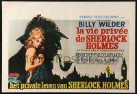 5f305 PRIVATE LIFE OF SHERLOCK HOLMES Belgian 1971 Billy Wilder, Robert Stephens, sexy different art