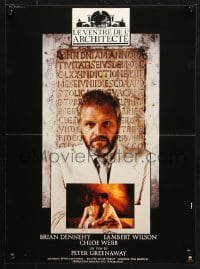 5f868 BELLY OF AN ARCHITECT French 15x21 1987 Peter Greenaway, Brian Dennehy!