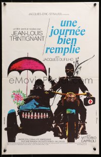 5f976 UNE JOURNEE BIEN REMPLIE French 15x24 1973 Jean-Louis Trintignant crime comedy, Iaia!