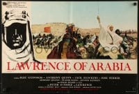 5f422 LAWRENCE OF ARABIA Italian 18x26 pbusta 1963 David Lean, Peter O'Toole & cast!