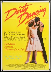5f127 DIRTY DANCING Lebanese 1988 classic image of Patrick Swayze & Jennifer Grey in embrace!