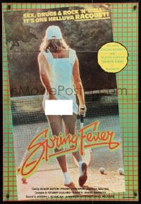 5f151 SPRING FEVER Lebanese 1984 Canadian beach comedy, sexy iconic Tennis Girl by Martin Elliott!