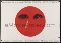 5f215 EMPIRE OF THE SUN Polish 26x37 1989 Stephen Spielberg, 1st Christian Bale, Pagowski art!