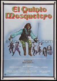 5f575 5th MUSKETEER Spanish 1979 completely different art of Sylvia Kristel, Lloyd Bridges & cast!