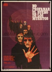 5f601 DON'T OPEN THE WINDOW Spanish 1974 great completely different zombie artwork!