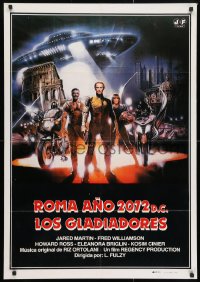5f653 ROME 2072 AD: THE NEW GLADIATORS Spanish 1985 Lucio Fulci, wacky Italian sci-fi!