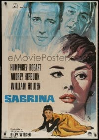 5f654 SABRINA Spanish R1972 Audrey Hepburn, Humphrey Bogart, William Holden, Billy Wilder