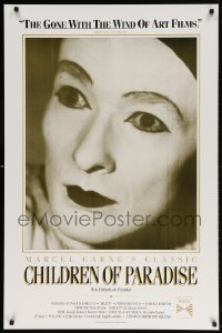 5g578 CHILDREN OF PARADISE 1sh R1991 Marcel Carne's classic Les Enfants du Paradis!