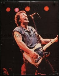 5g205 BRUCE SPRINGSTEEN 17x22 commercial poster 1980s image of the Boss performing on stage!
