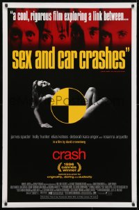 5g595 CRASH 1sh 1996 David Cronenberg, James Spader & sexy Deborah Kara Unger!