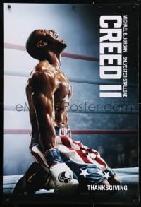 5g598 CREED II teaser DS 1sh 2018 Stallone is Rocky Balboa, Michael B. Jordan in boxing ring!