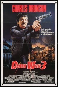5g622 DEATH WISH 3 1sh 1985 art of Charles Bronson bringing justice to the streets!