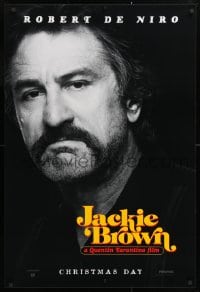 5g727 JACKIE BROWN teaser 1sh 1997 Quentin Tarantino, great close portrait of Robert De Niro!