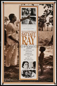 5g779 MASTERWORKS OF SATYAJIT RAY 1sh 1995 film festival of the top Indian director!
