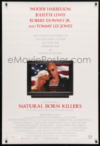 5g811 NATURAL BORN KILLERS DS 1sh 1994 Oliver Stone, Woody Harrelson & Juliette Lewis on TV!