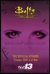 5g088 BUFFY THE VAMPIRE SLAYER tv poster 2001 Sarah Michelle Gellar, Once More with Feeling!