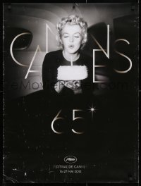 5g173 CANNES FILM FESTIVAL 2012 24x31 French film festival poster 2012 image of Marilyn Monroe!