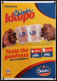 5g044 CHIBUKU KKOPO 17x25 Ugandan advertising poster 2000s great tasting sorghum beer!