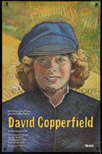 5g092 DAVID COPPERFIELD tv poster 1986 Colin Hurley in the title role, Paul Davis art!