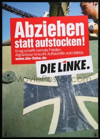 5g372 DIE LINKE Absiehen style 23x33 German special poster 2010 democratic socialist party promo!