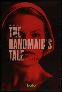 5g095 HANDMAID'S TALE tv poster 2017 close-up of Elisabeth Moss in Puritanical dress!