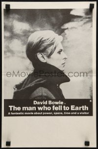 5g432 MAN WHO FELL TO EARTH 11x17 special poster 1976 profile of alien David Bowie, Nicolas Roeg!