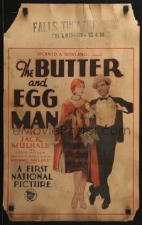 5h045 BUTTER & EGG MAN WC 1928 Jack Mulhall, Greta Nissen, adapted from George S. Kaufman's play!