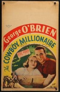5h073 COWBOY MILLIONAIRE WC 1935 dude ranch owner George O'Brien loves English Evalyn Bostock!