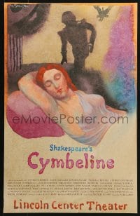 5h502 CYMBELINE stage play WC 2007 William Shakespeare, great James McMullan art!