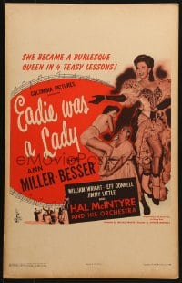 5h100 EADIE WAS A LADY WC 1944 Ann Miller becomes a burlesque queen in 4 teasy lessons!
