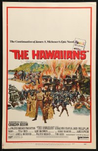 5h181 HAWAIIANS WC 1970 Charlton Heston, from James A. Michener's epic novel!