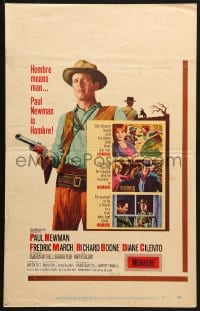 5h202 HOMBRE WC 1966 full-color image of Paul Newman, directed by Martin Ritt