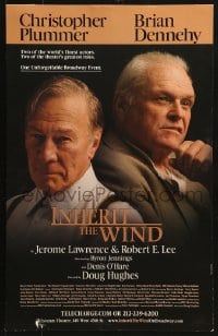 5h513 INHERIT THE WIND stage play WC 2007 starring Christopher Plummer & Brian Dennehy!
